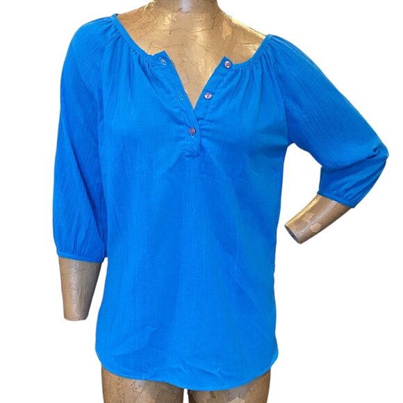 Bundle of 2 VTG Hello Holly Peasant Blouses Sz S #157W - Picture 2 of 12